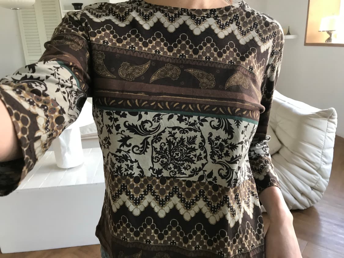 vintage pattern t-shirts 상품이미지1