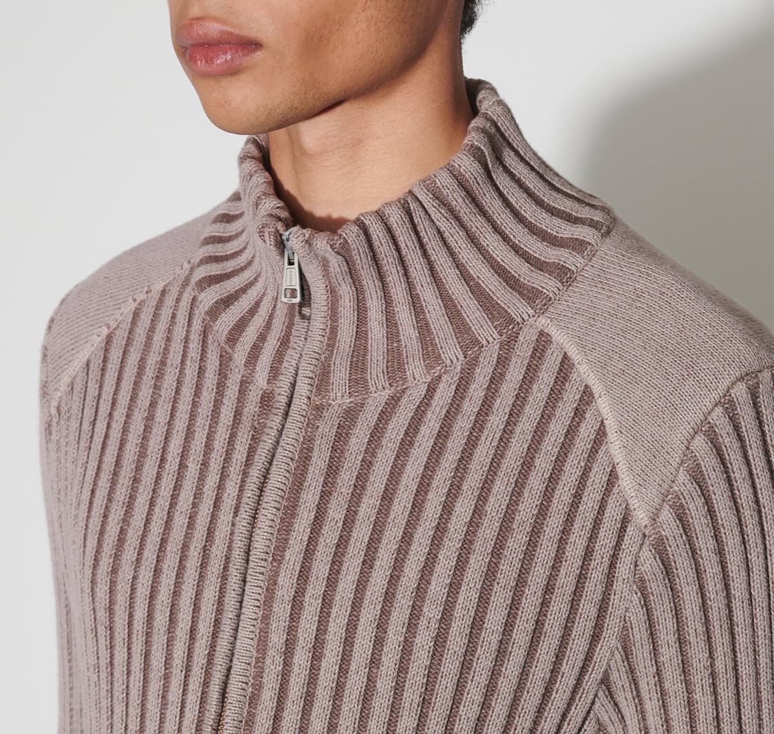 (정품/새상품) 아워레가시 남성 코튼 캐시미어 클래식 집업 가디건 상품이미지6