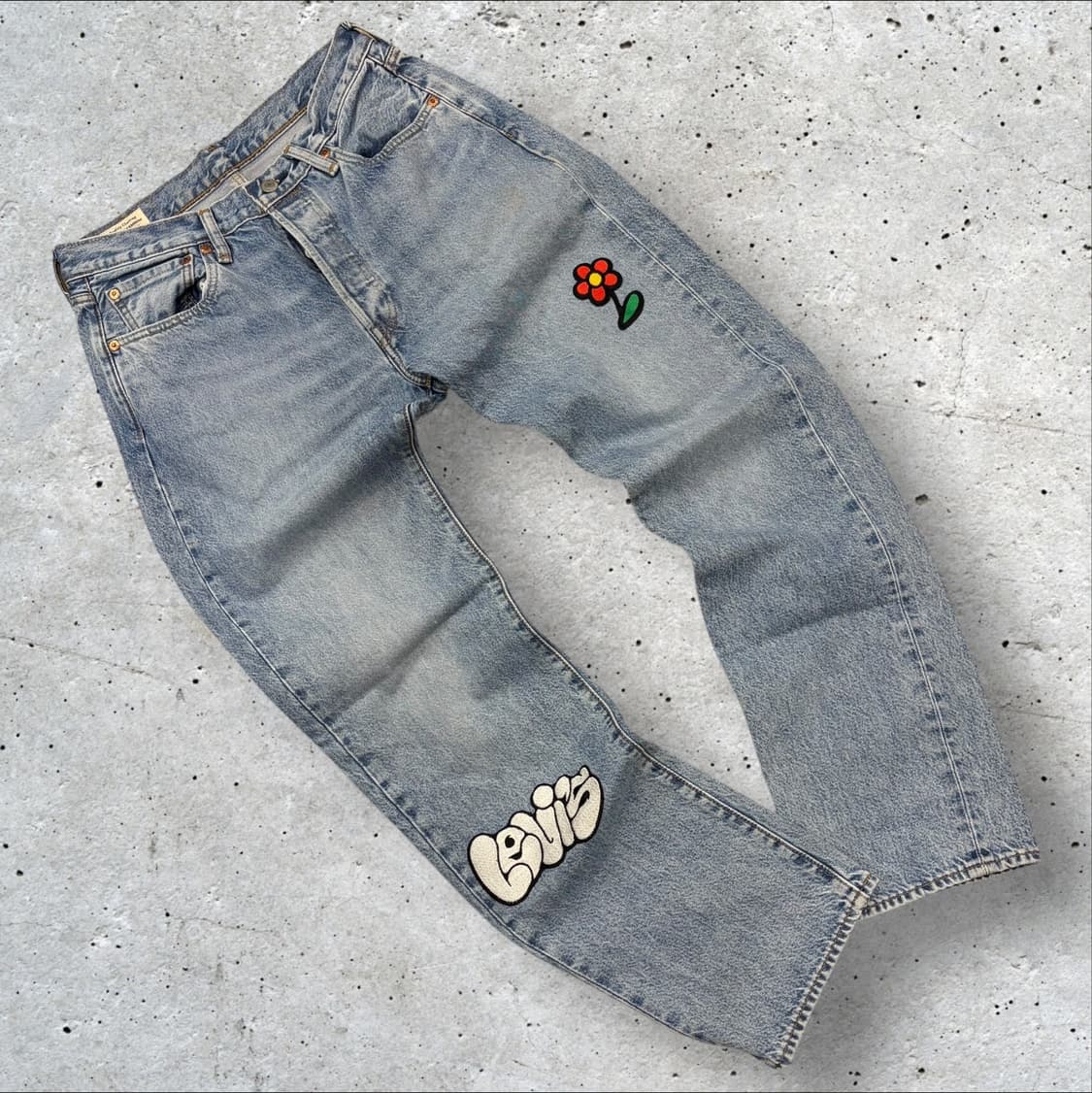 [32] 리바이스 501 x 샘바이펜 데님 팬츠 B896 상품이미지2