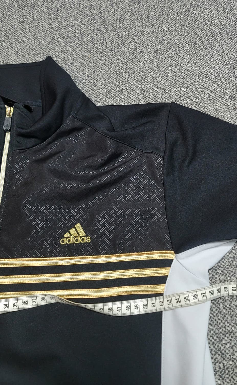 아디다스 블랙&골드 삼선 트랙탑 105 상품이미지1