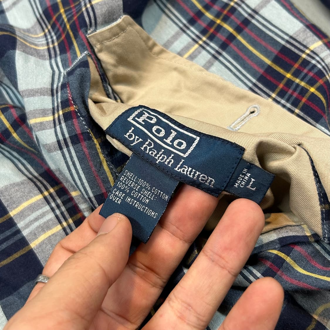 L) 폴로 랄프로렌 리버서블 양면 해링턴 G9 자켓 상품이미지8