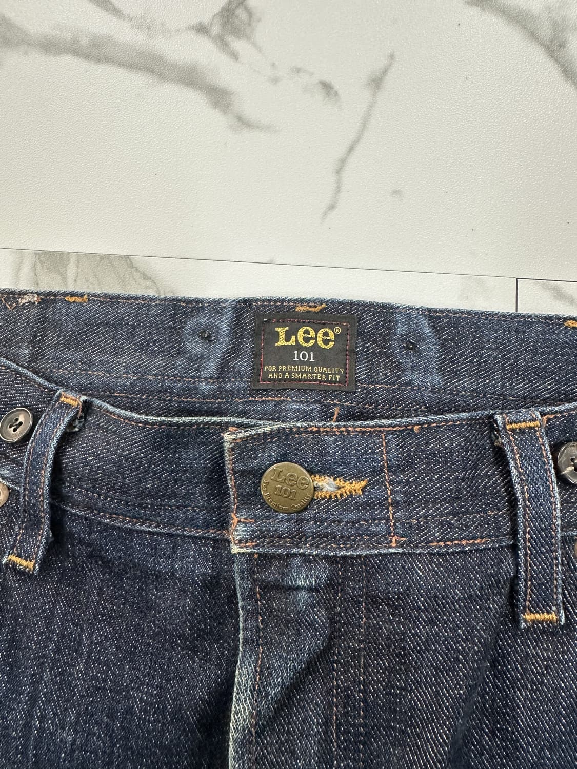 LEE 리 101 그린 셀비지 데님 팬츠 상품이미지3