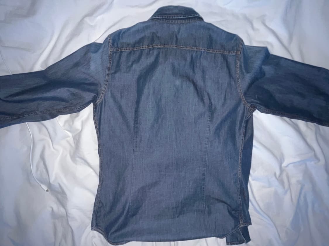 미우미우 샴브레이 셔츠 m 상품이미지2