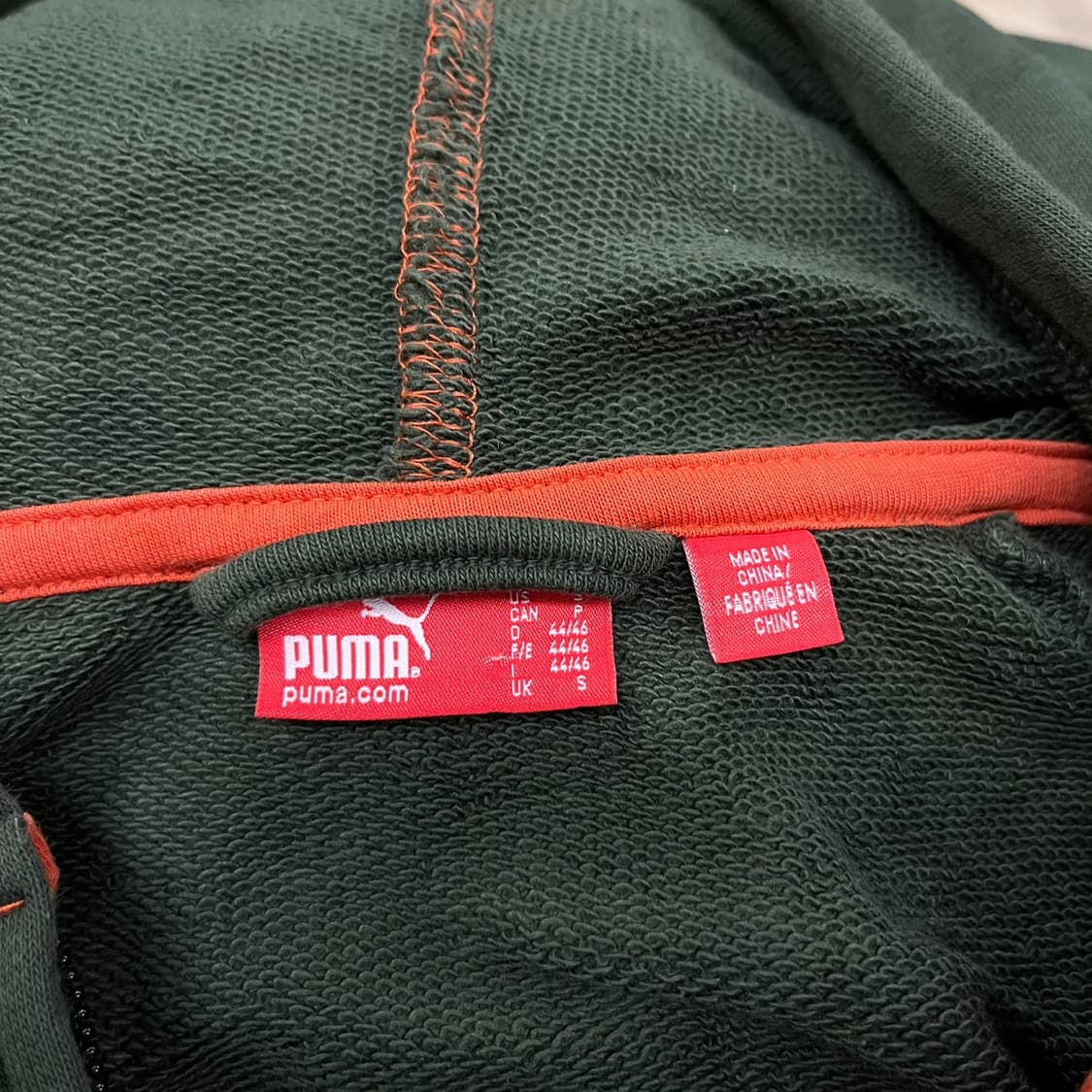 푸마 카키 후드집업  상품이미지5