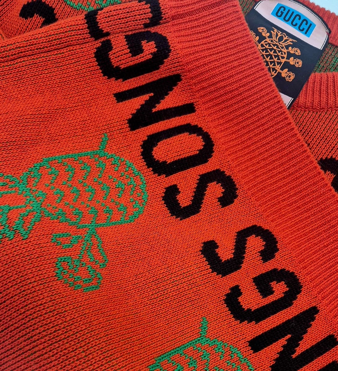 구찌 파인애플 자카드 니트 스웨터 상품이미지7