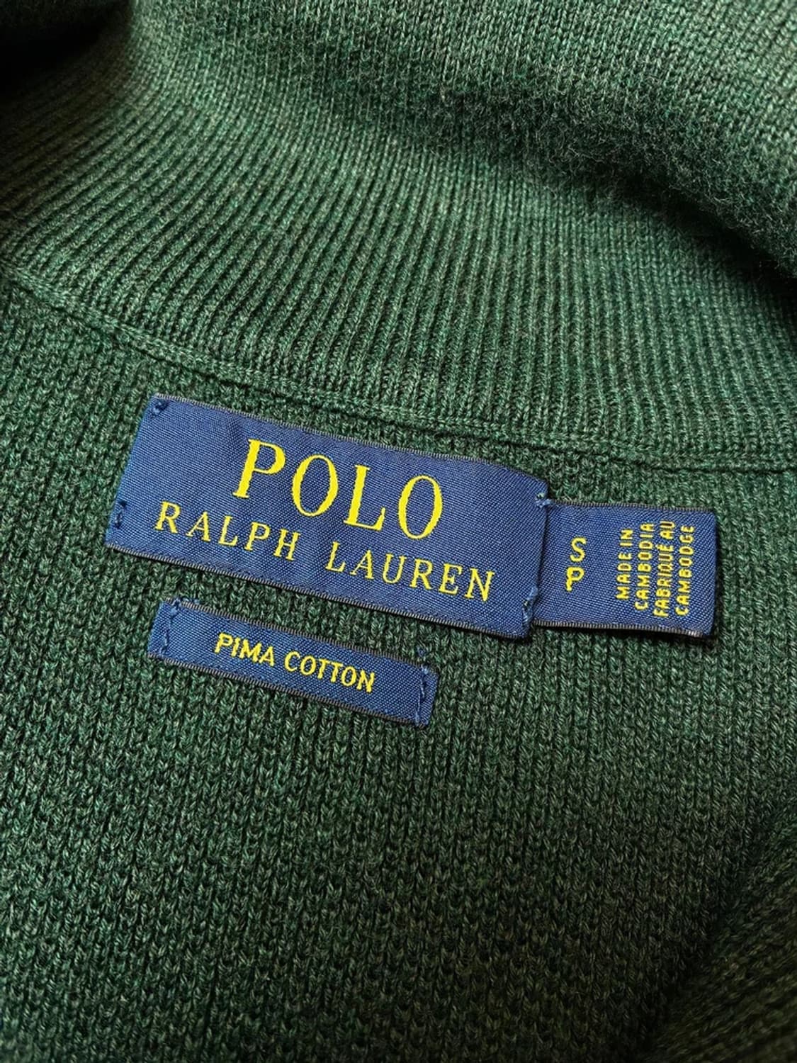 폴로 랄프로렌 피마코튼 하프집 니트 PN8775 상품이미지6