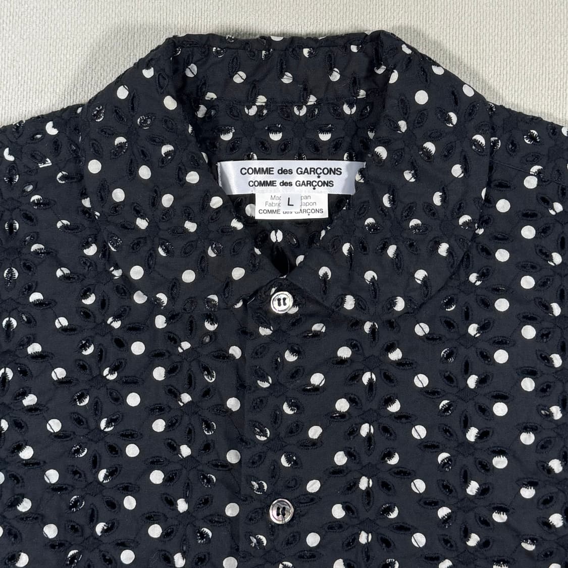 Flower polka dot shirt jacket 상품이미지5