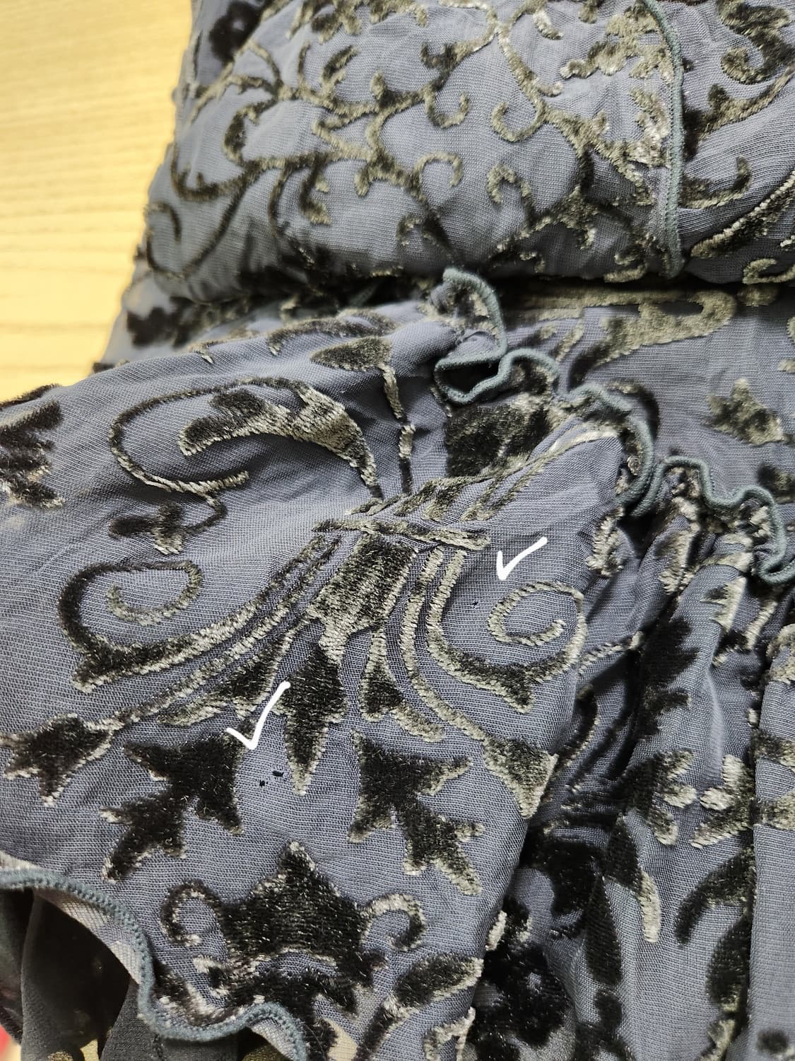 (KOOS)벨벳 러플 스커트 상품이미지8