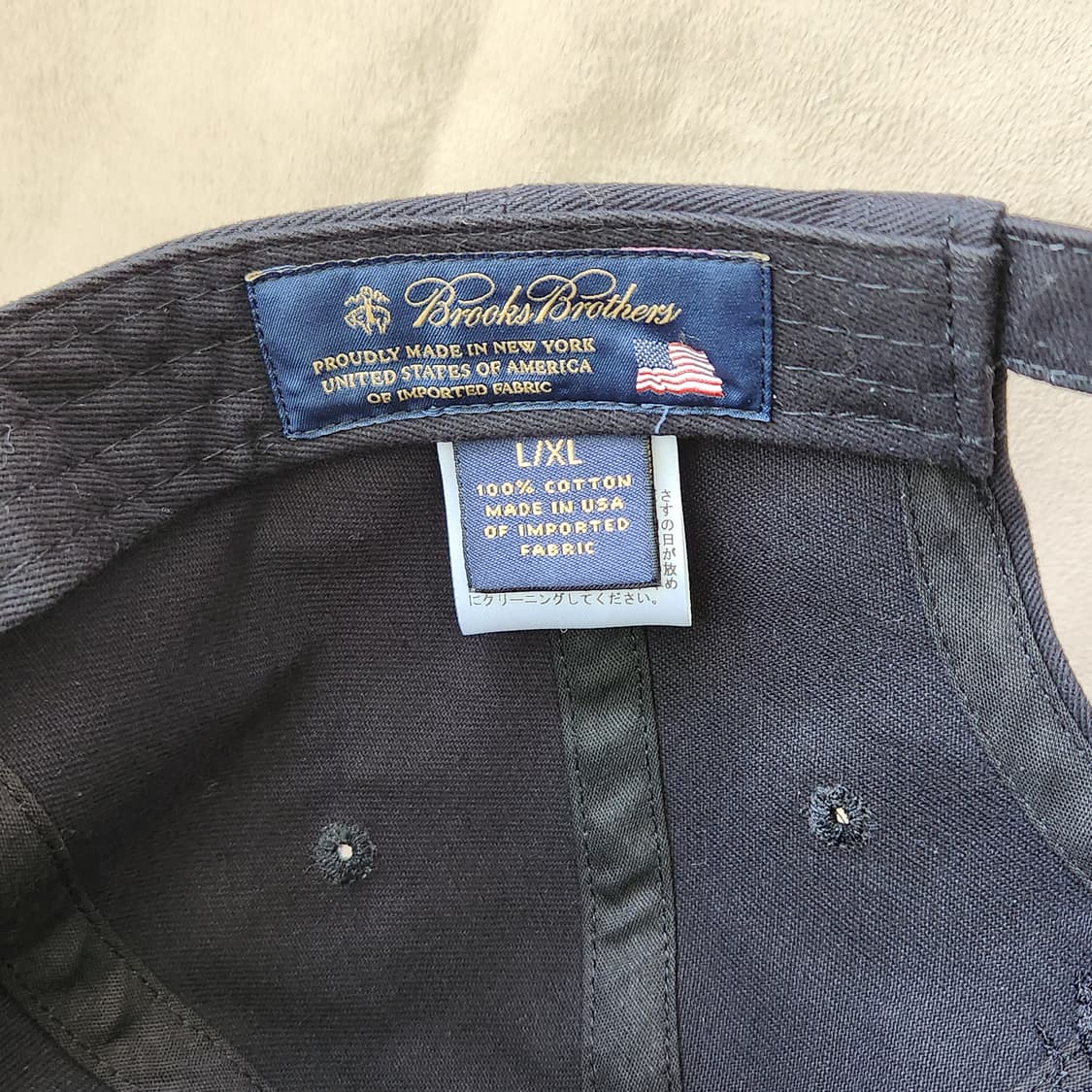 Brooks Brothers USA 브룩스 브라더스 코튼 볼캡 블랙 상품이미지6
