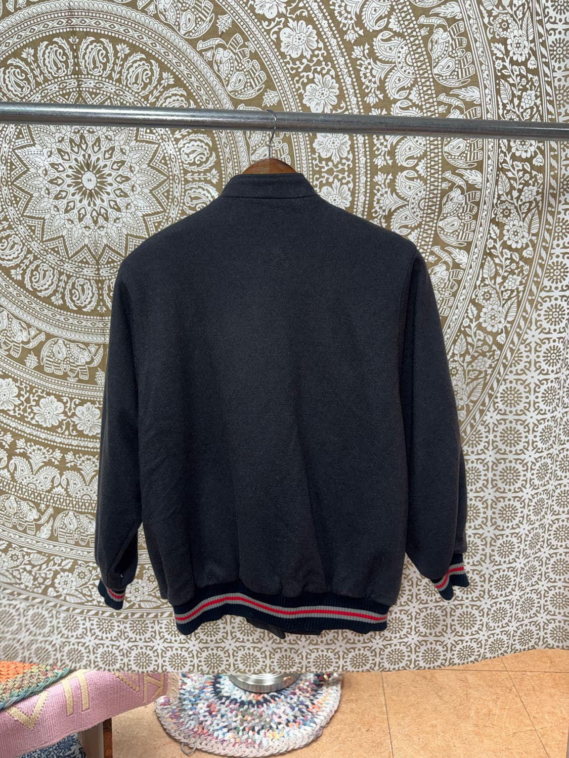 빈티지 웨스턴 모직 블루종 자켓  상품이미지6