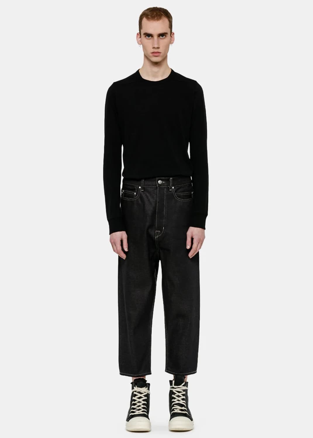 릭오웬스 크롭 생지 데님 팬츠 31 상품이미지1