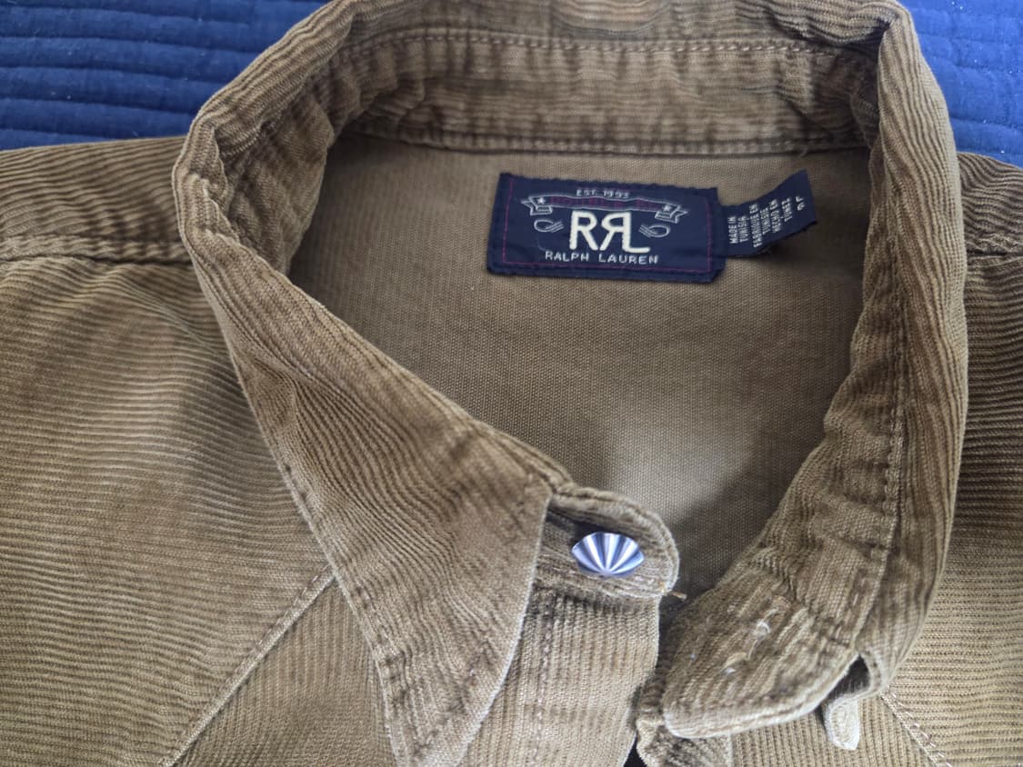 RRL 코듀로이 웨스턴 셔츠 L사이즈 상품이미지2