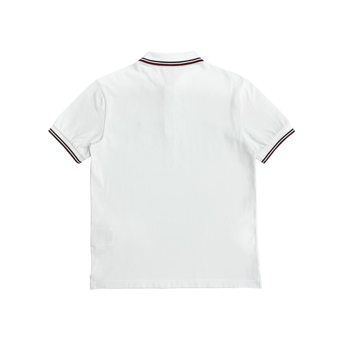 프라다 화이트 반팔 카라티 티셔츠 (M) 상품이미지2