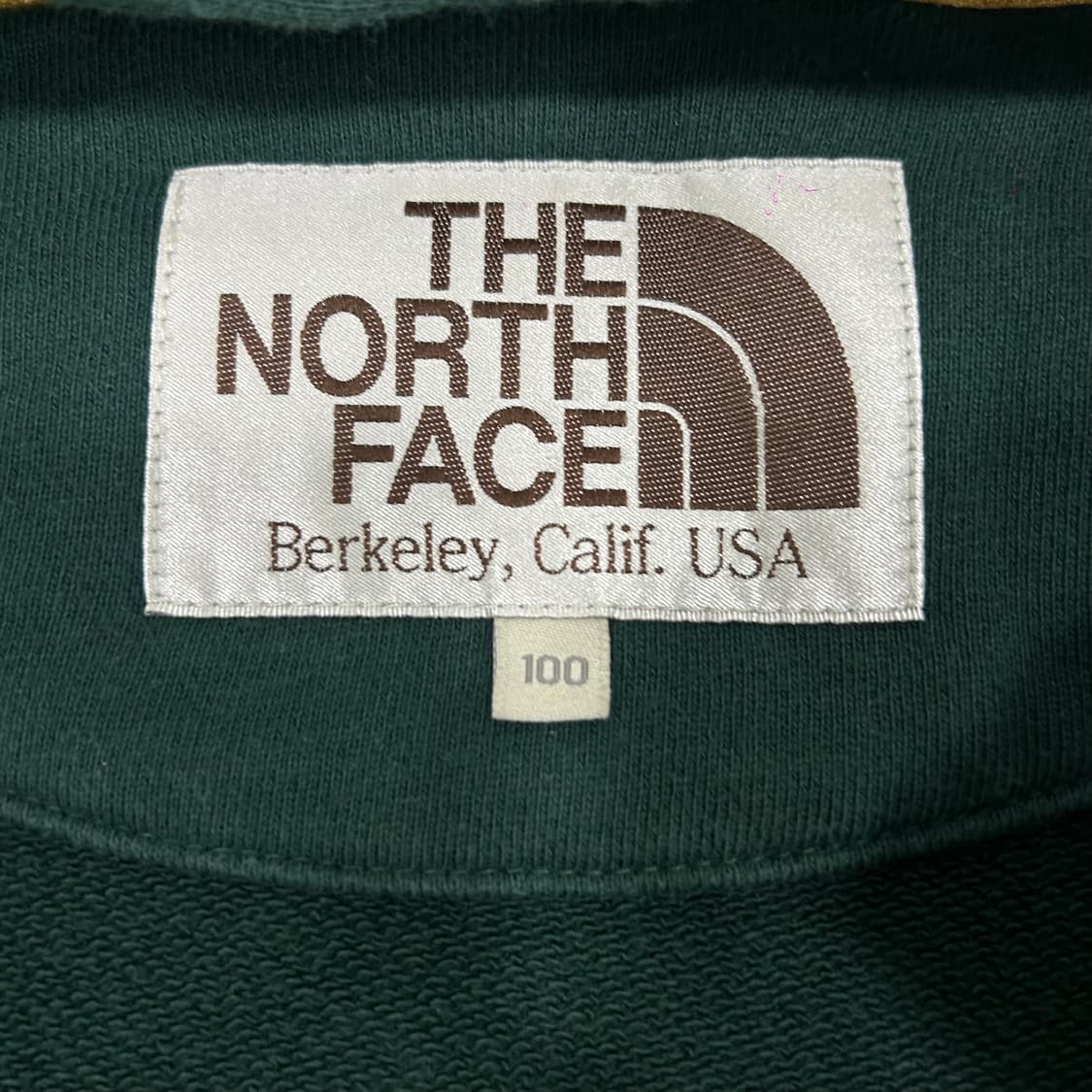 The north face 노스페이스 옐로우로고 그린 후드집업 상품이미지6