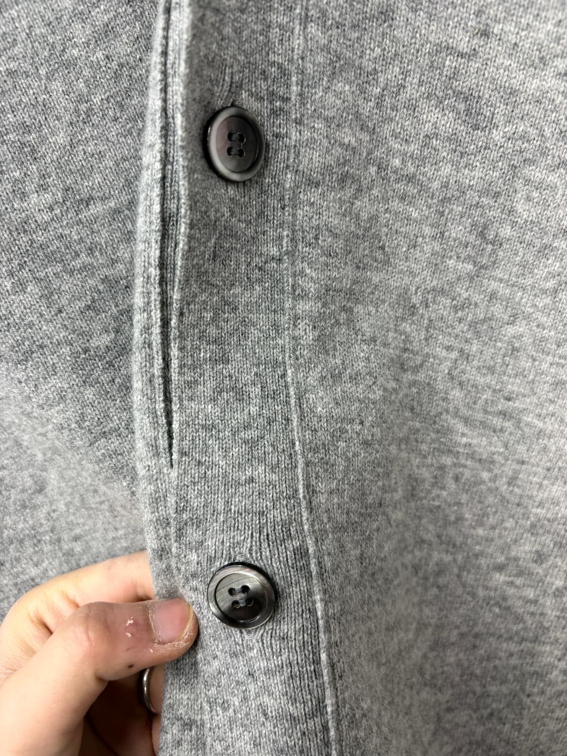 꼼데가르송 블랙 와펜 그레이 울 가디건  A3533 상품이미지4