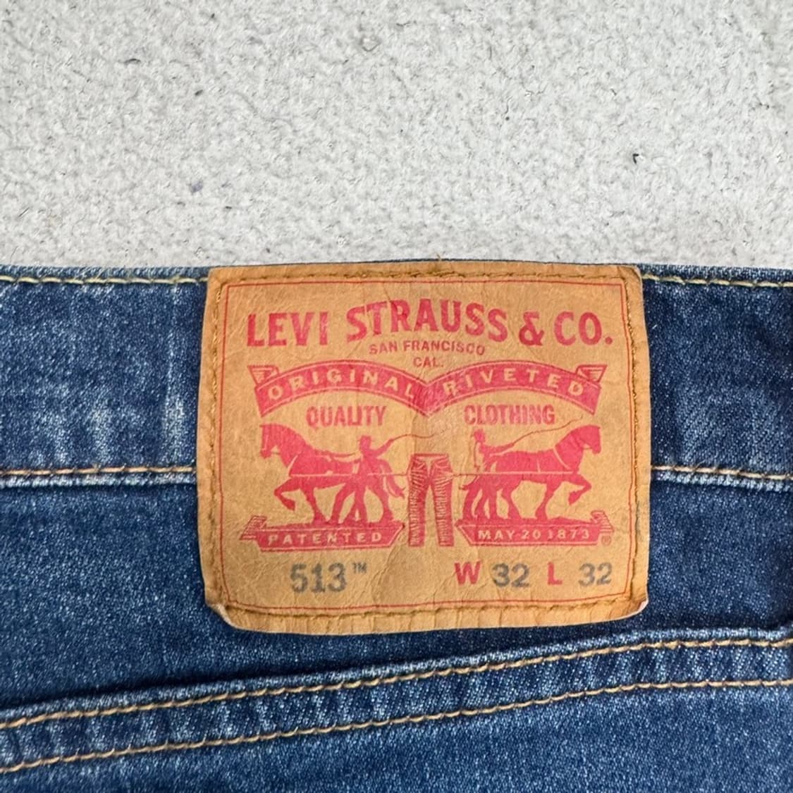 LEVI STRAUSS & CO 513 데님팬츠 32x32 상품이미지4
