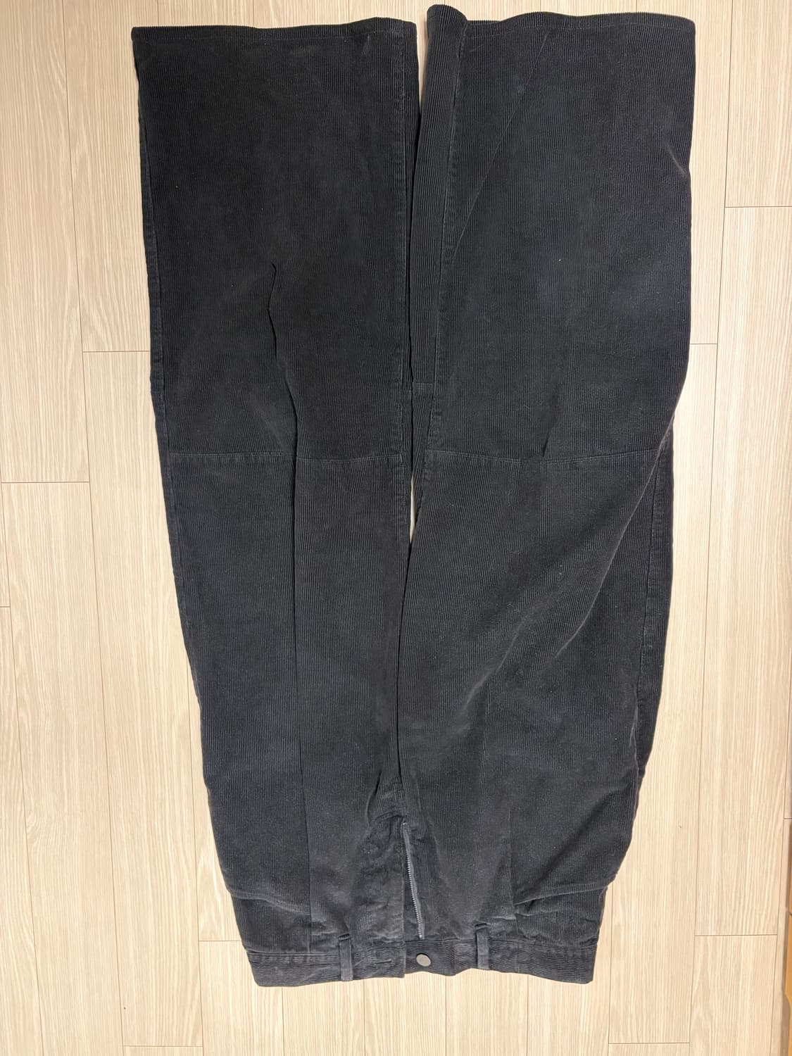 [2]폴리테루 고시마 코듀로이 블리치드 블랙 상품이미지2