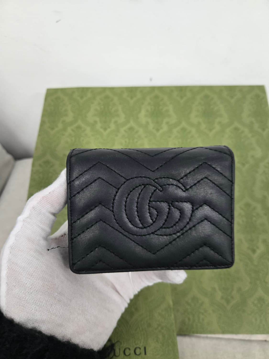 [보증서 정품] 구찌 마몬트 반지갑 상품이미지5
