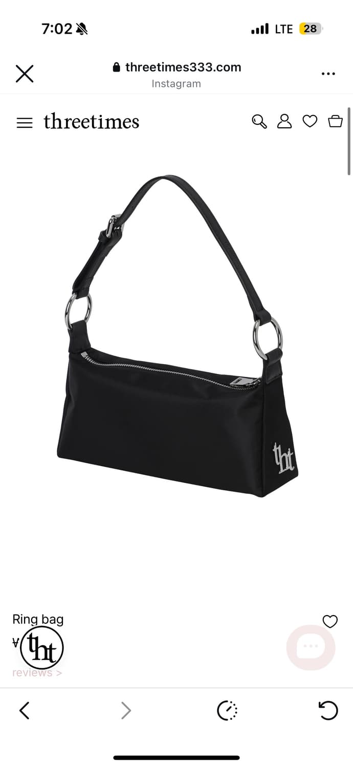 쓰리타임즈 링백 ring bag 상품이미지1
