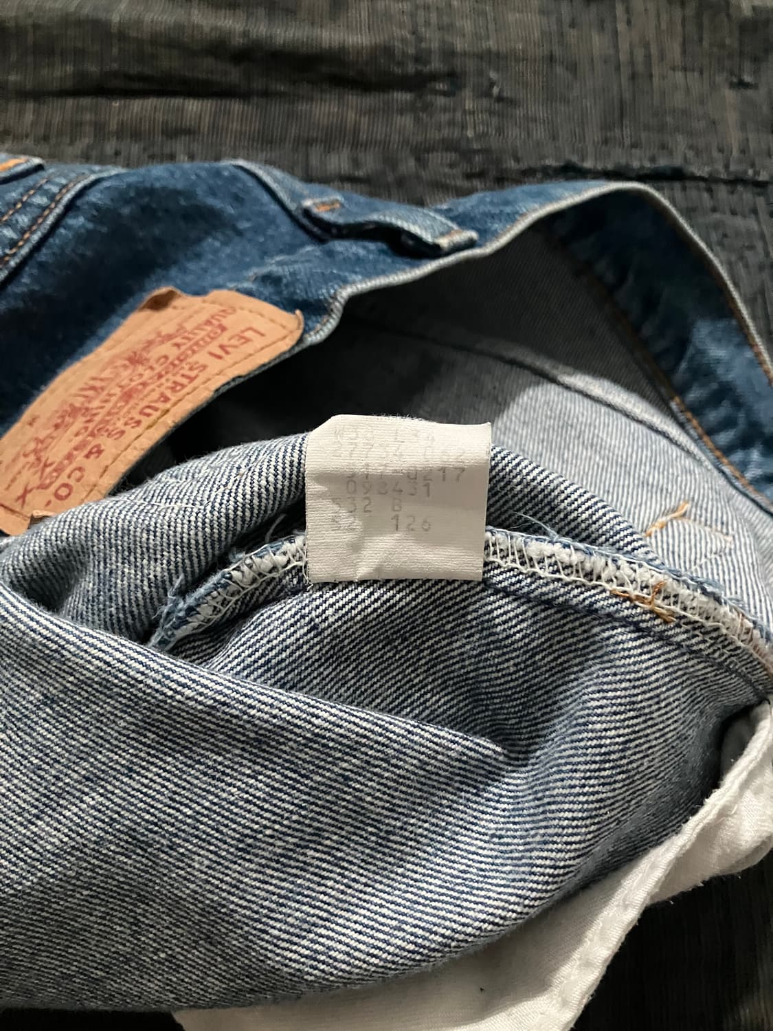 🇺🇸 80s USA 빈티지 리바이스 517 부츠컷 데님 팬츠 상품이미지8