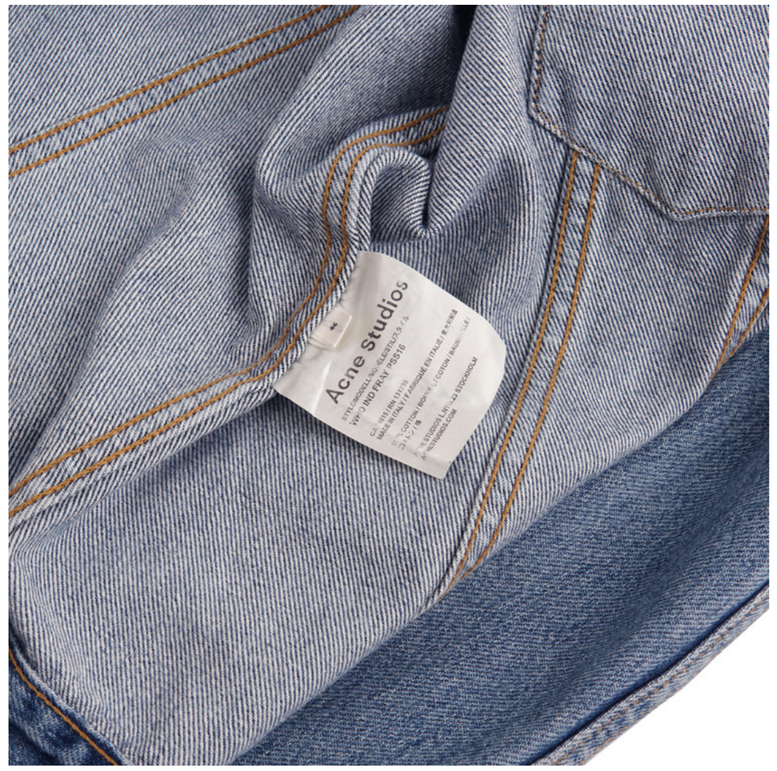 Acne Studio - Non Collar Denim Jacket 상품이미지6