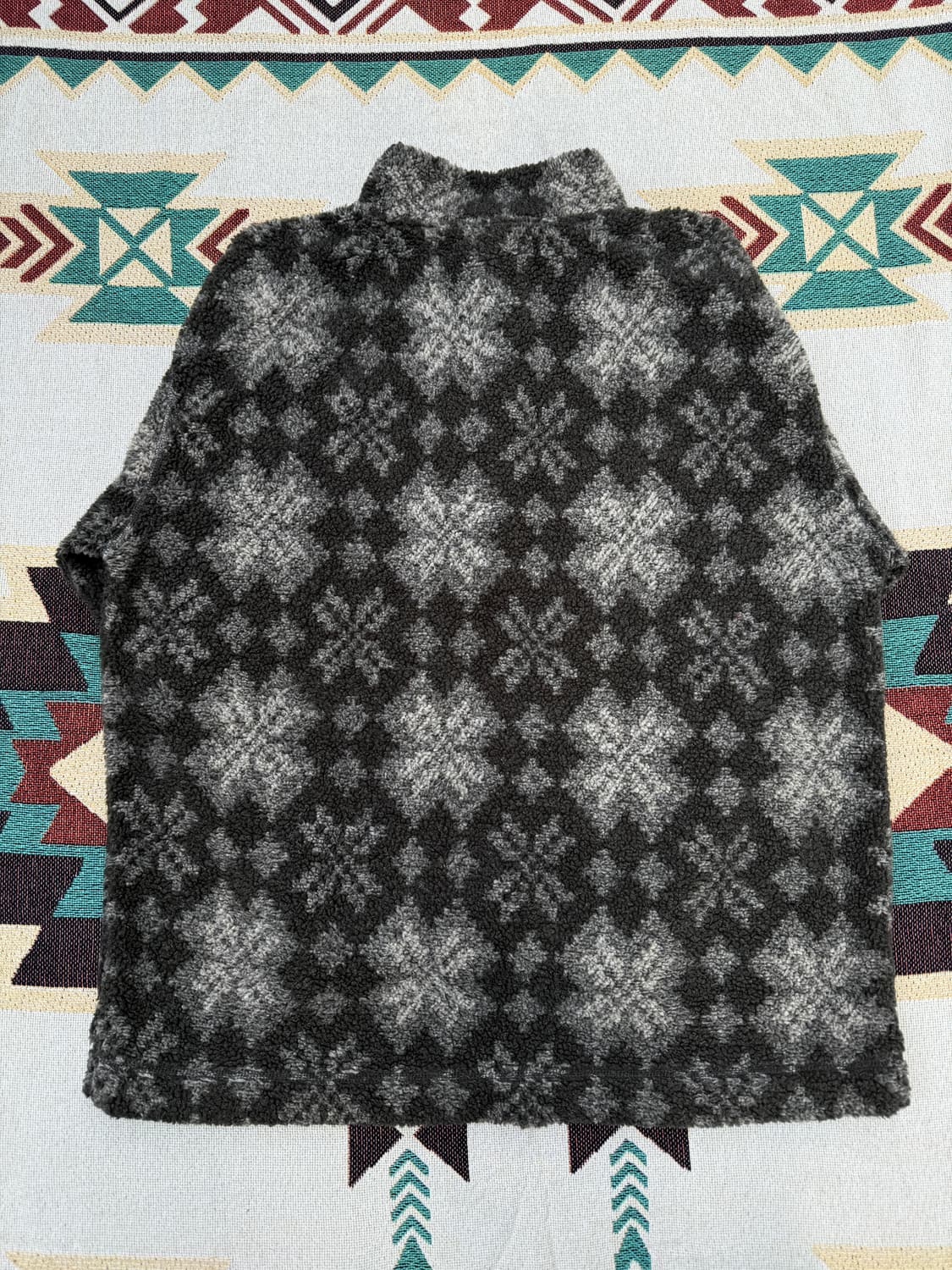 L.L bean USA🇺🇸 스노우 패턴 반집업 플리스 XL 상품이미지5