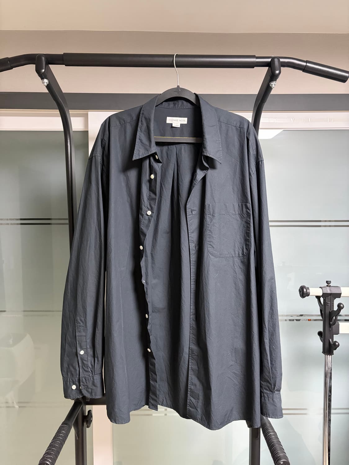 토마스모어 페이퍼셔츠 블랙베리 XL 상품이미지1