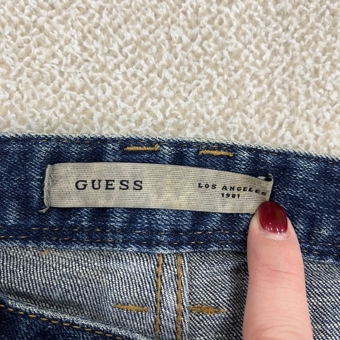 [26] 게스 여성 보이프렌드핏 데님 청바지 0108M1 상품이미지3