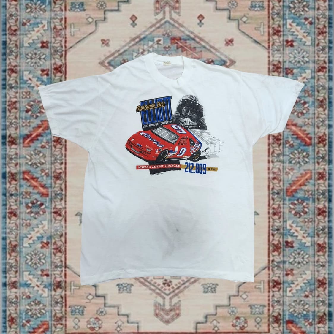 90s USA 나스카 빈티지 레이싱 티셔츠 (2XL) 상품이미지1