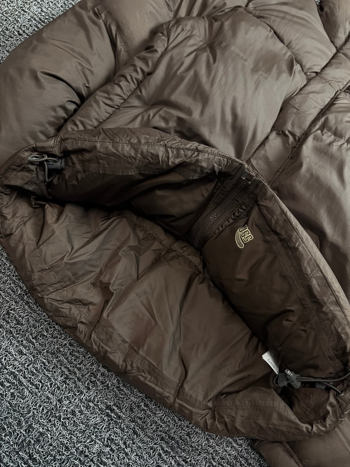 00s 나이키 acg 올드스쿨 경량 푸퍼 다운 자켓 브라운 1764 상품이미지3