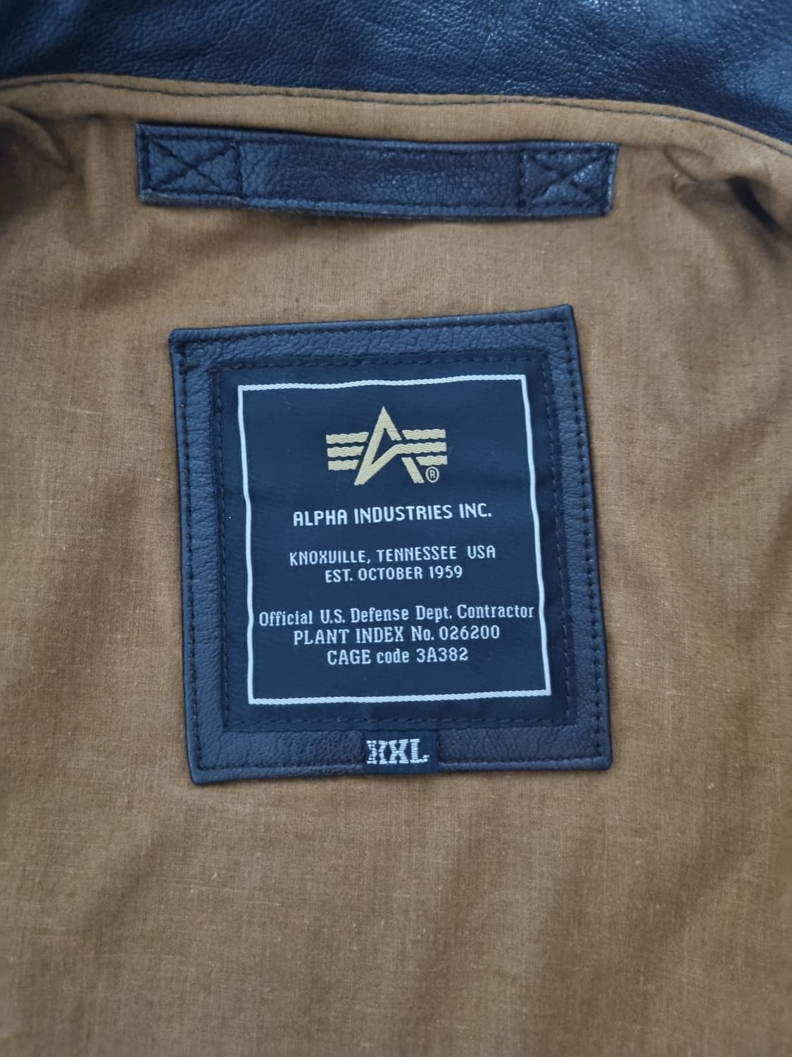 알파인더스트리 A-2 레더자켓 XXL  상품이미지7