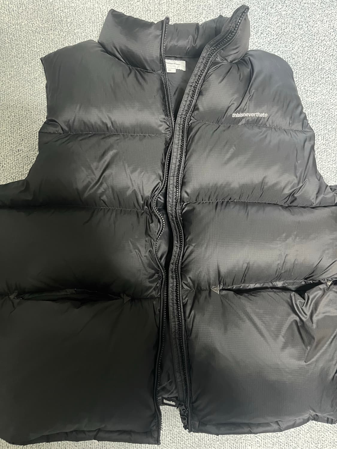 디네댓 퍼텍스 조끼패딩 블랙 XL사이즈 상품이미지3