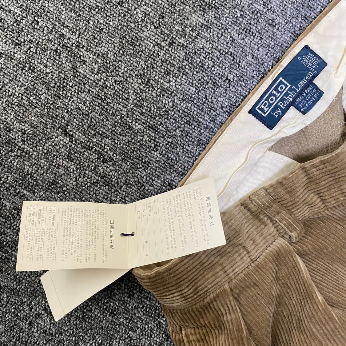 90s 두산폴로 데드스탁 coduroy Andrew pants 상품이미지8