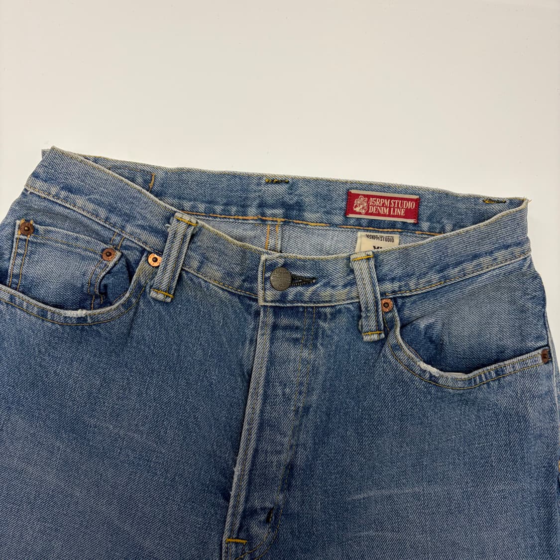 45rpm 45알피엠 셀비지 데님 팬츠 청바지 상품이미지2