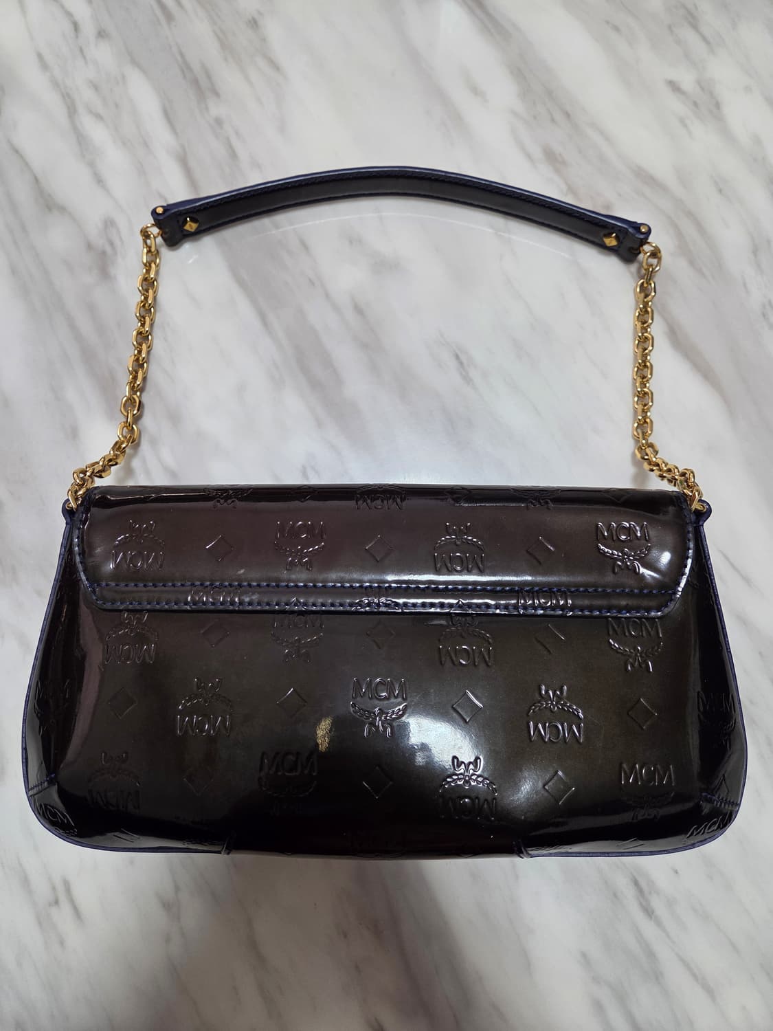 MCM 페이턴트 숄더백 상품이미지2