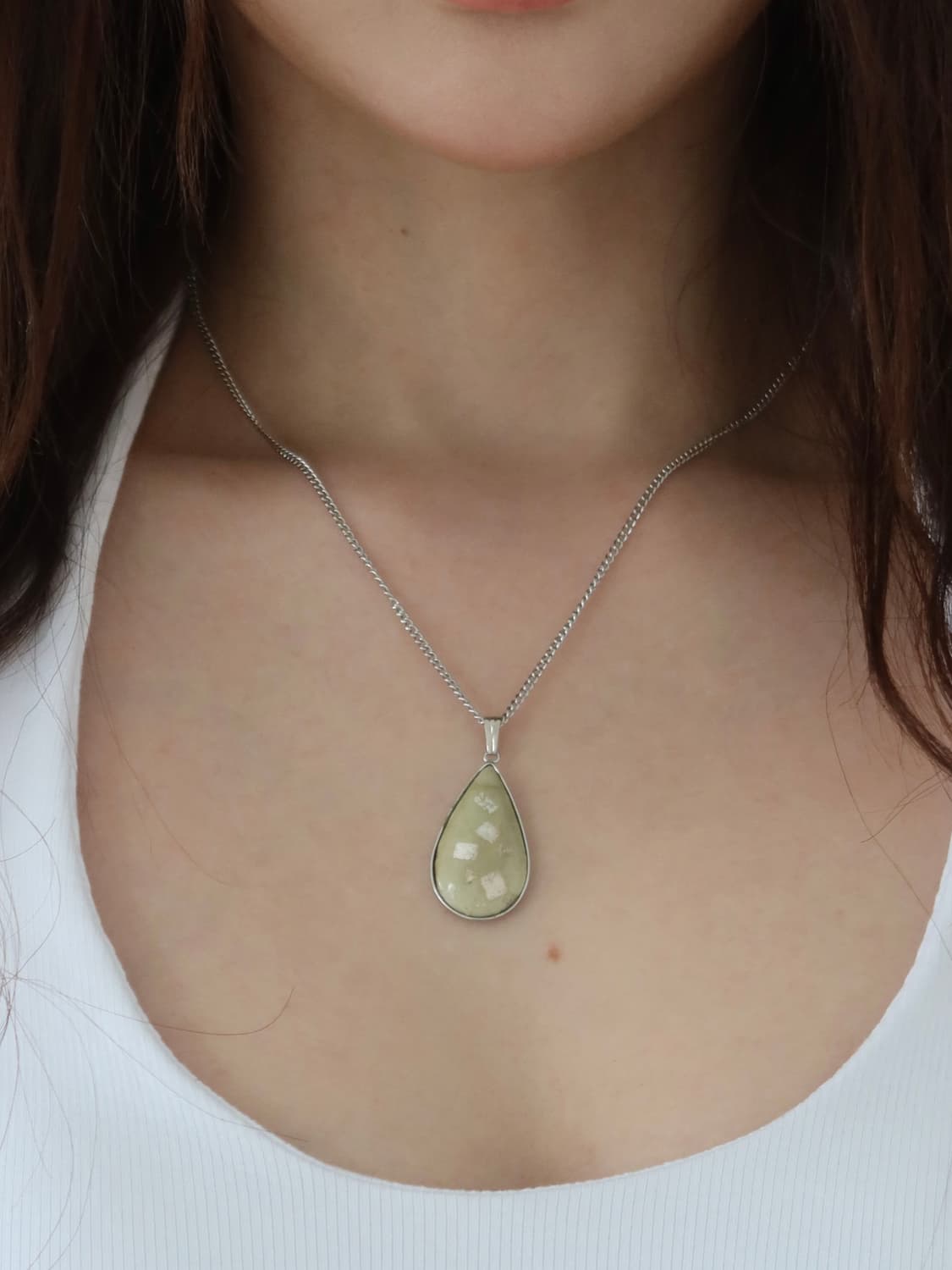 pear shaped necklace 상품이미지1