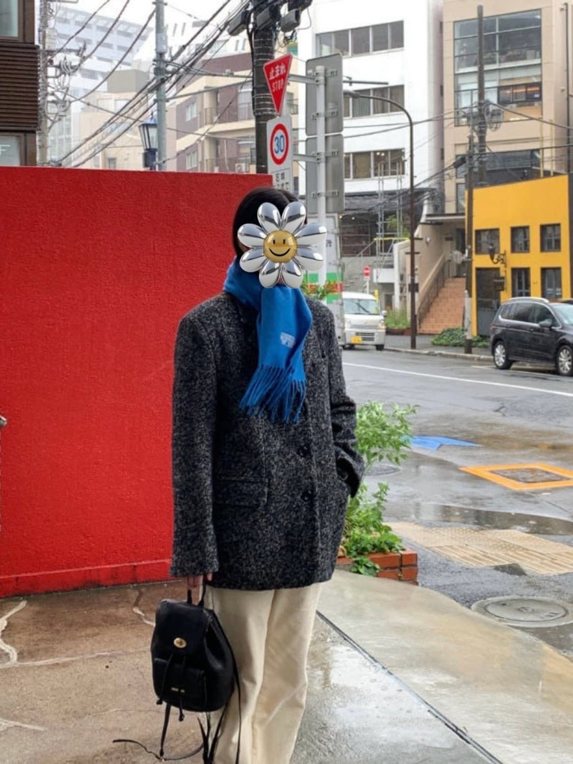 언더슨 헤링본 울자켓 블랙 상품이미지4