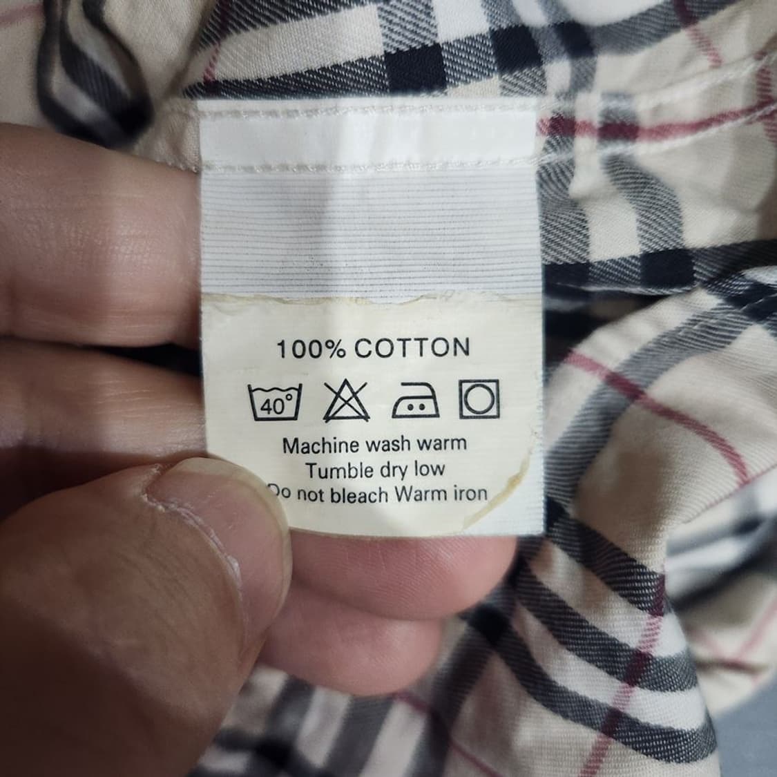 [여M]버버리런던 노바체크 반팔 셔츠[Y64-143] 상품이미지9