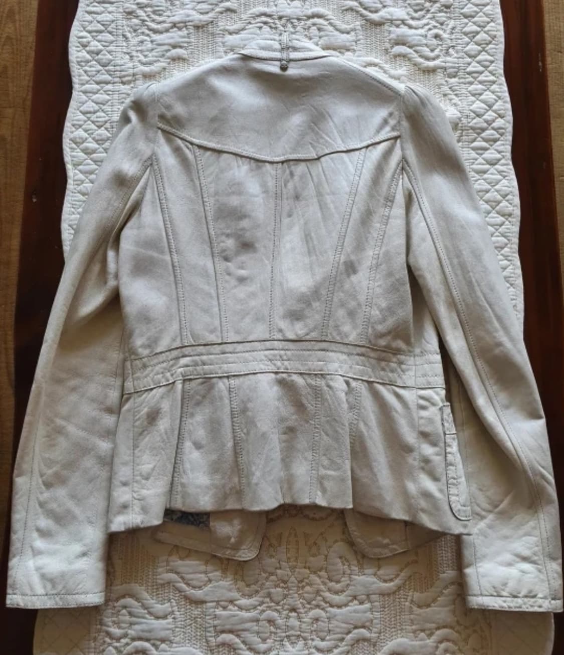 Vintage 램스킨 레더 자켓 상품이미지2