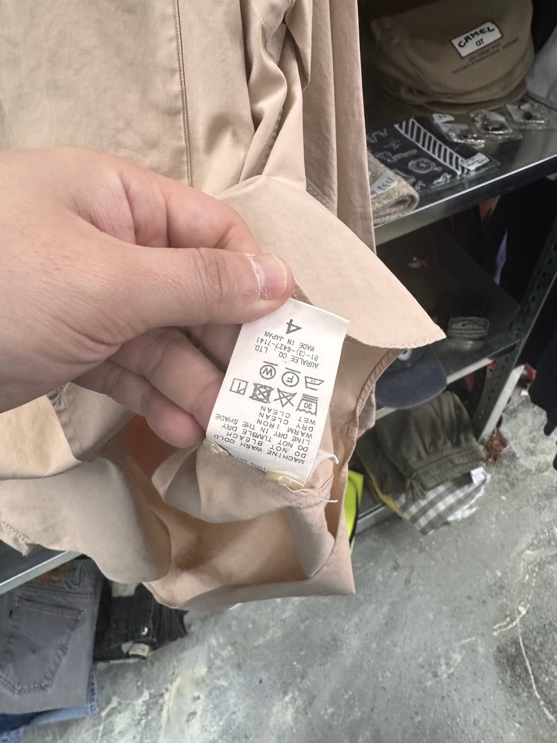 오라리 셔츠 4사이즈  상품이미지4