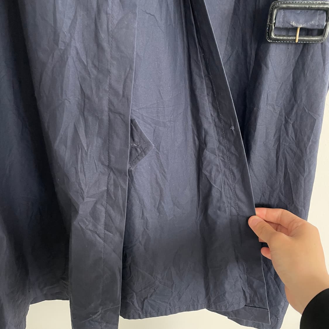 폴로 랄프로렌 네이비 더블 트렌치 코트 상품이미지6