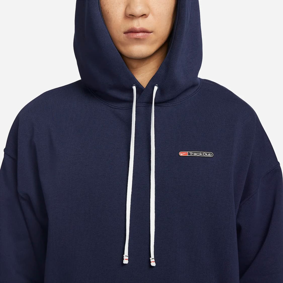 나이키 트랙 클럽 드라이핏 플리스 러닝 풀오버 후드 네이비 상품이미지1