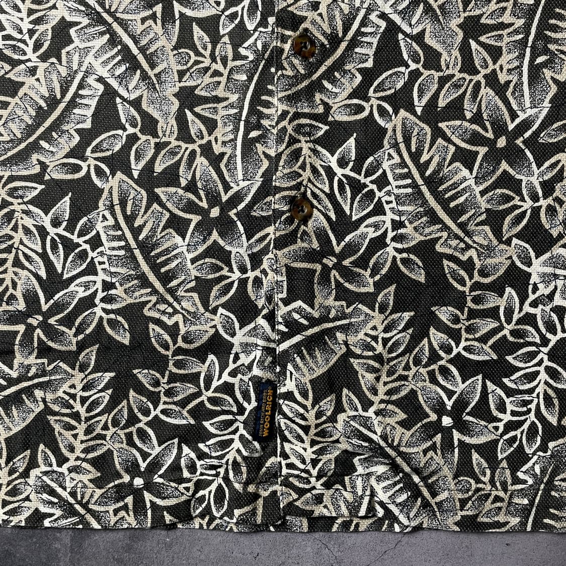 WOOLRICH 울리치 빈티지 트로피컬 반팔 셔츠 A00792 상품이미지5