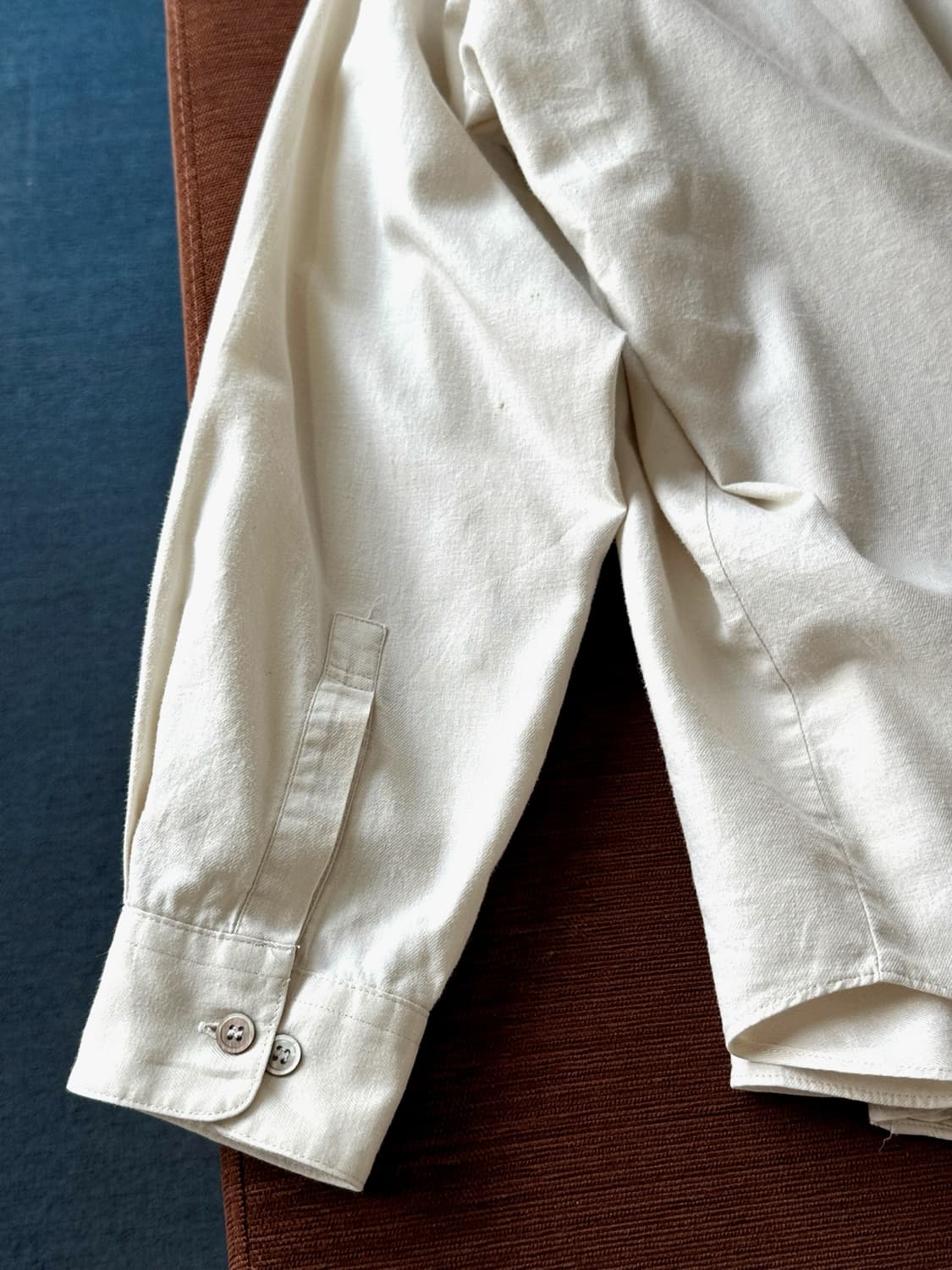 Design collar brushed cotton shirt 상품이미지6