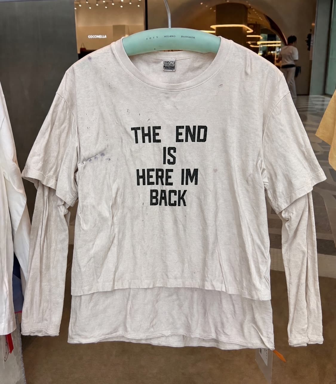 StandAlone 스탠드얼론 distressed 레이어드 티 상품이미지2