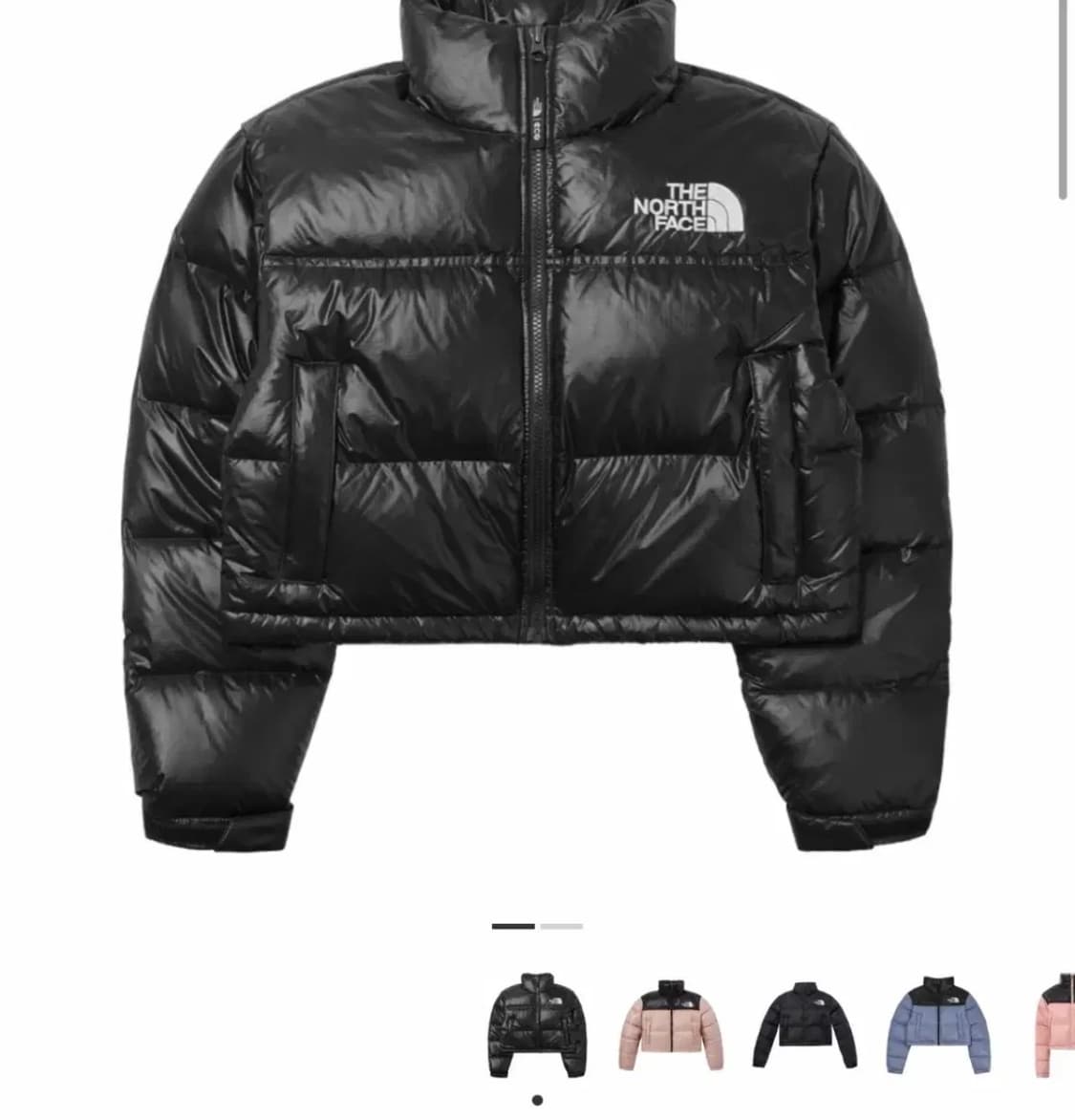 노스페이스 눕시 크롭 패딩 m 상품이미지1