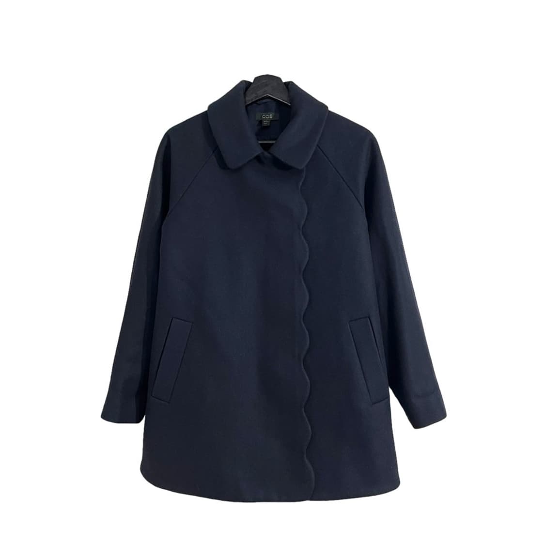 코스 웨이브 울 코트 상품이미지2