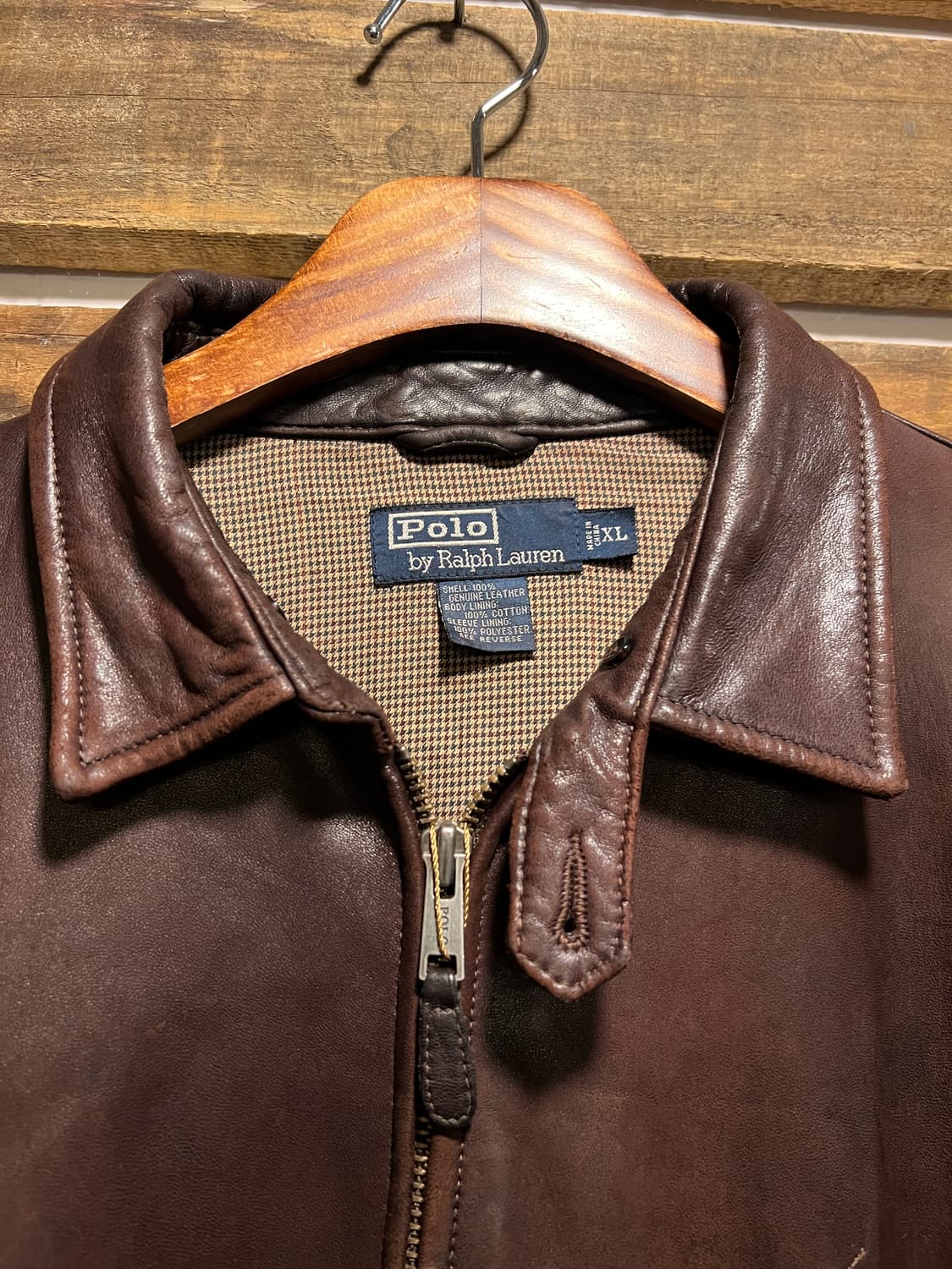 [XL]폴로 랄프로렌 맥스웰 램스킨 레더 자켓 상품이미지2