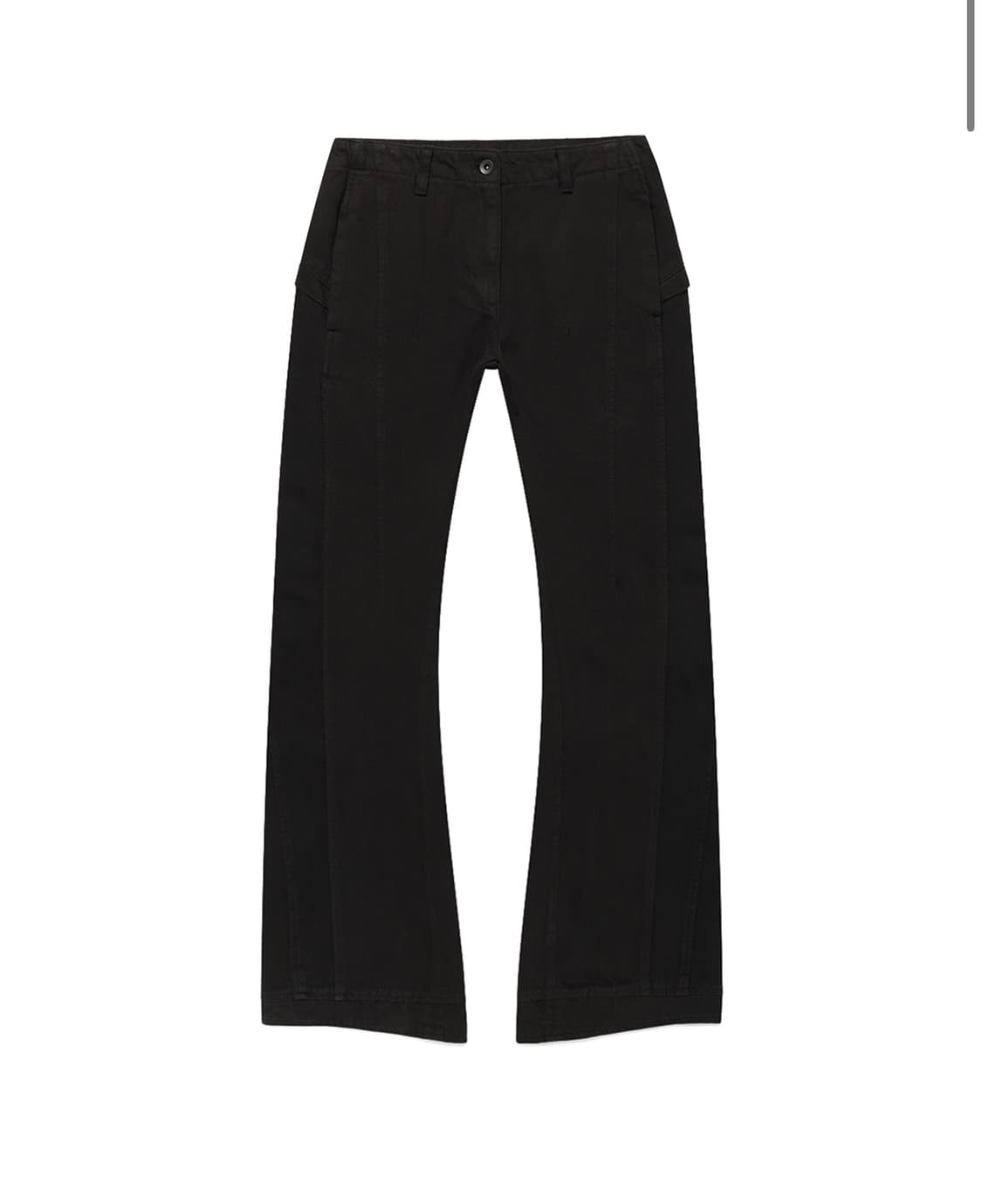 symm 다트 플레어 팬츠 블랙 상품이미지1