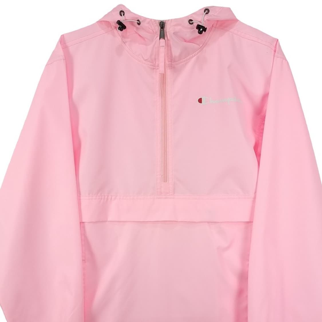 [챔피온] 로고 자수 오버핏 후드 바라막이 아노락 자켓 핑크 M18898 상품이미지4